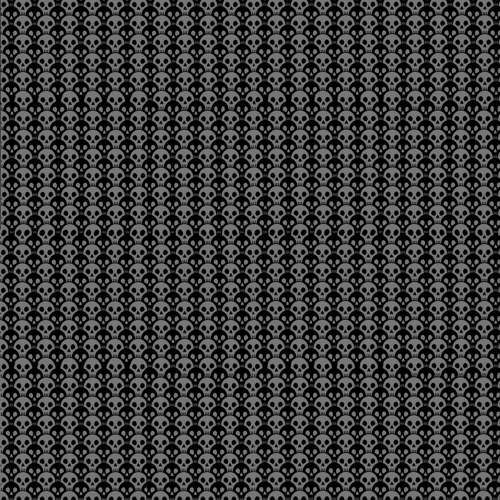 tiny skull pattern
