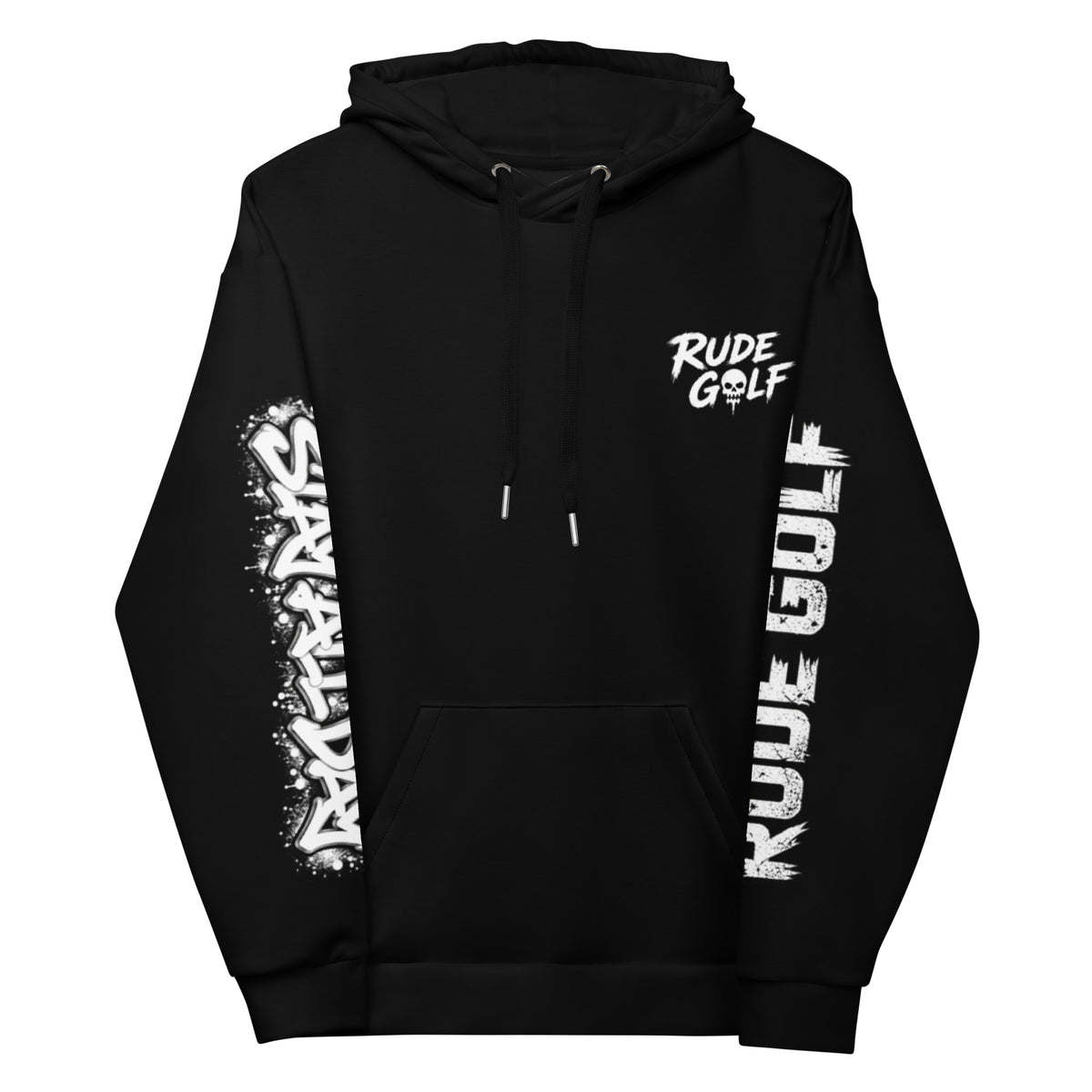 SLAY THE DAY Skull Golf Hoodie — front view
