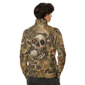SO RUDE — Hex Skull Camo Track Jacket — back view