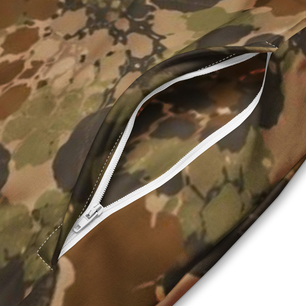 SO RUDE — Hex Skull Camo Track Jacket — design detail