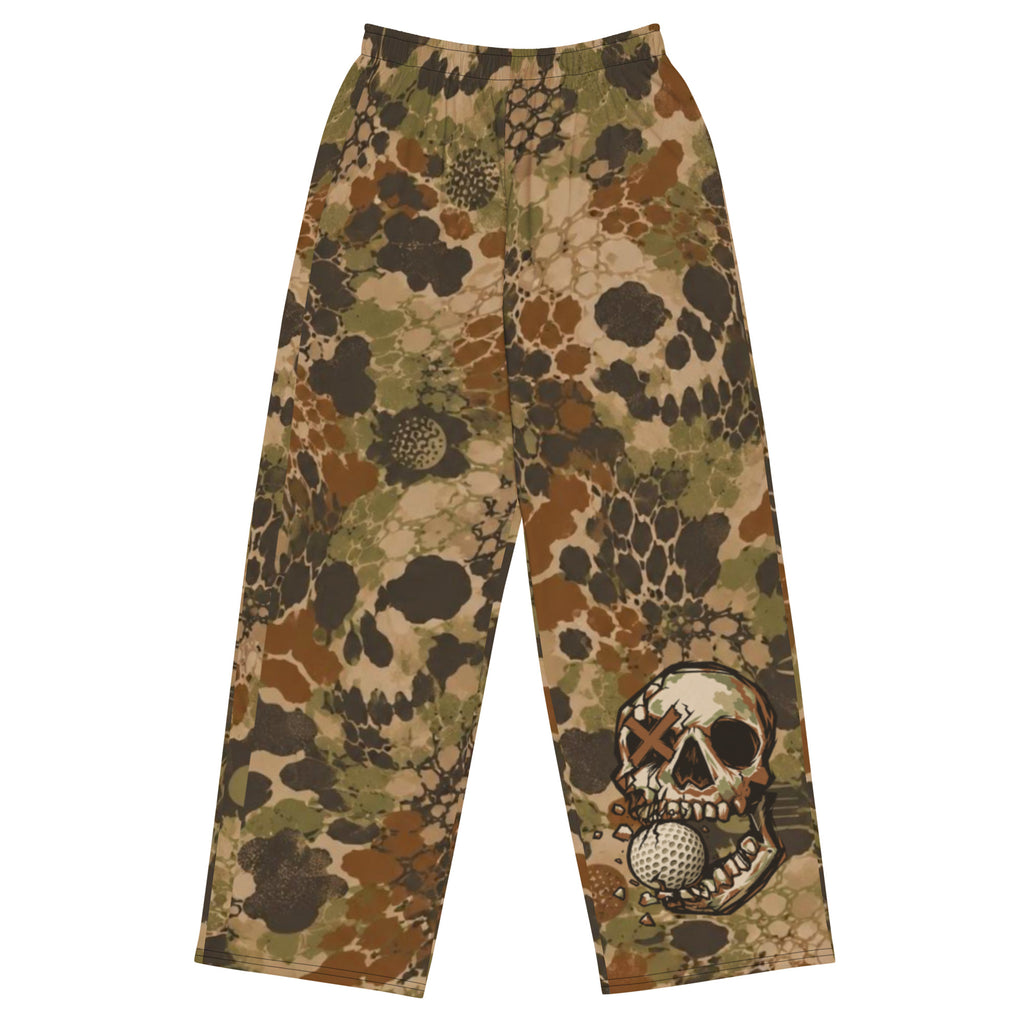 ROUGH COUNTRY — Skull Camo Wide-Leg Pants — front view