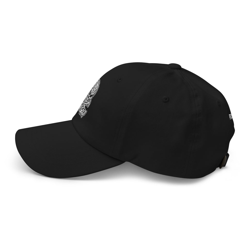 LEGEND — Embroidered Skull Golf Hat — left side view