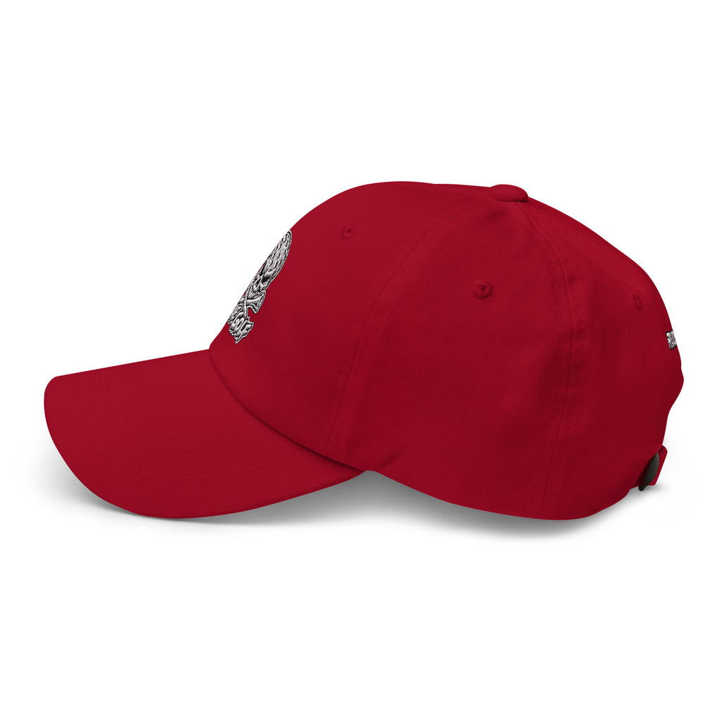 LEGEND — Embroidered Skull Golf Hat — left side view