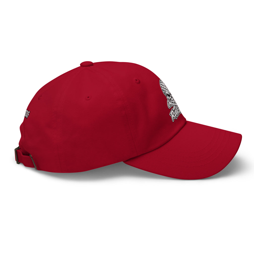 LEGEND — Embroidered Skull Golf Hat — right side view