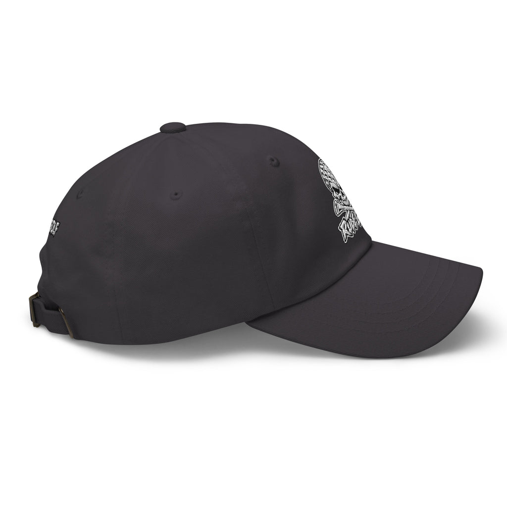 LEGEND — Embroidered Skull Golf Hat — right side view