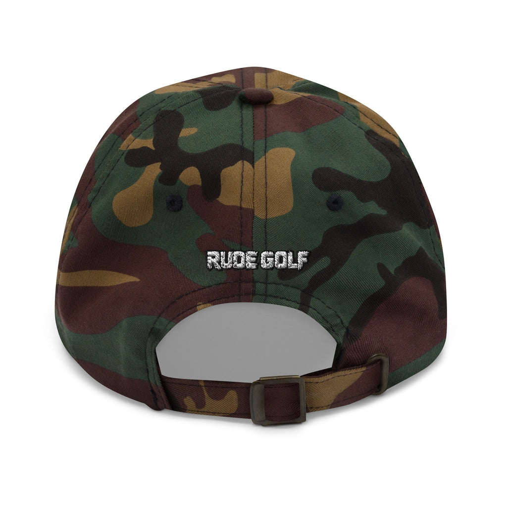 LEGEND — Embroidered Skull Golf Hat — back view