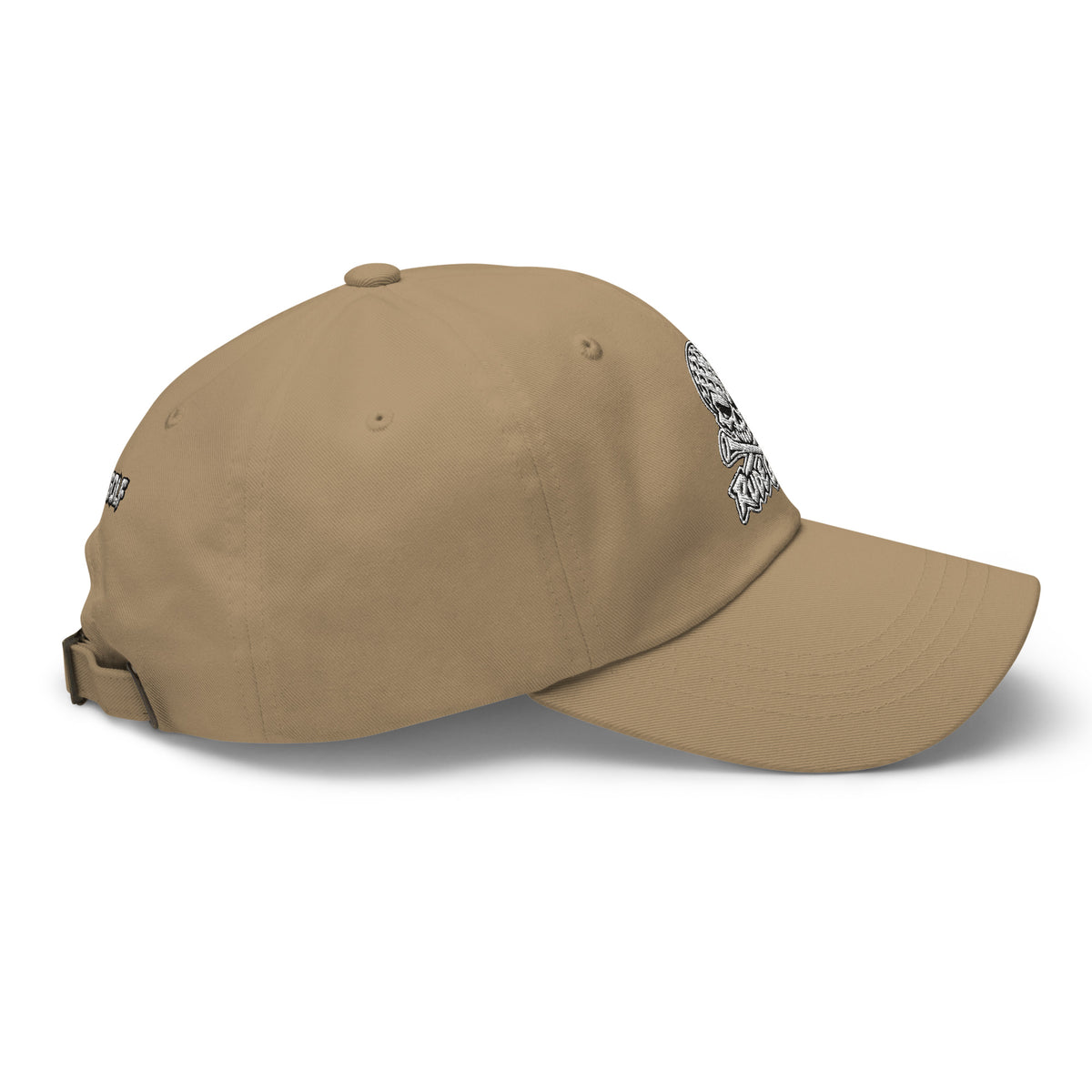 LEGEND — Embroidered Skull Golf Hat — right side view