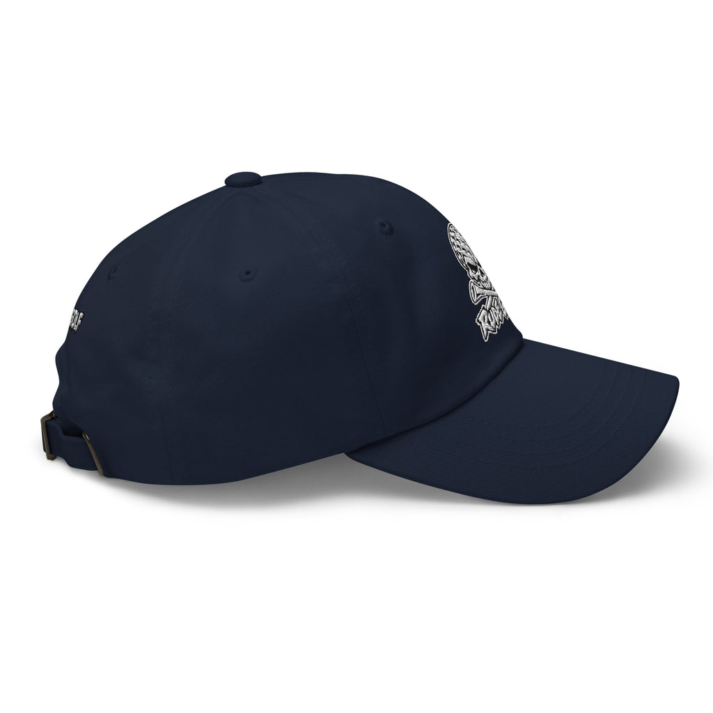 LEGEND — Embroidered Skull Golf Hat — right side view