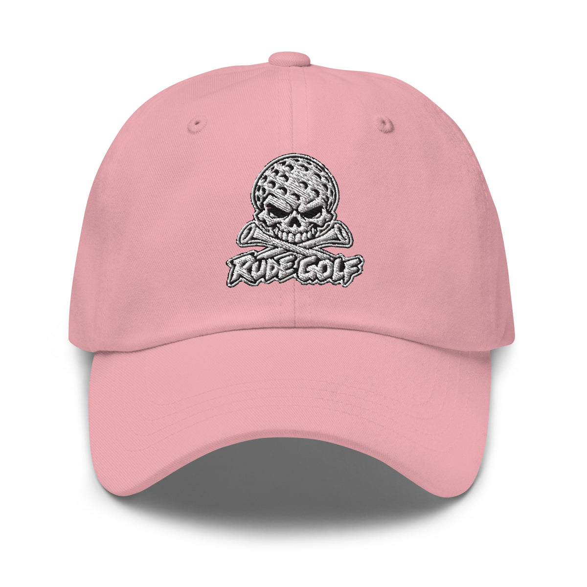 LEGEND — Embroidered Skull Golf Hat — front view