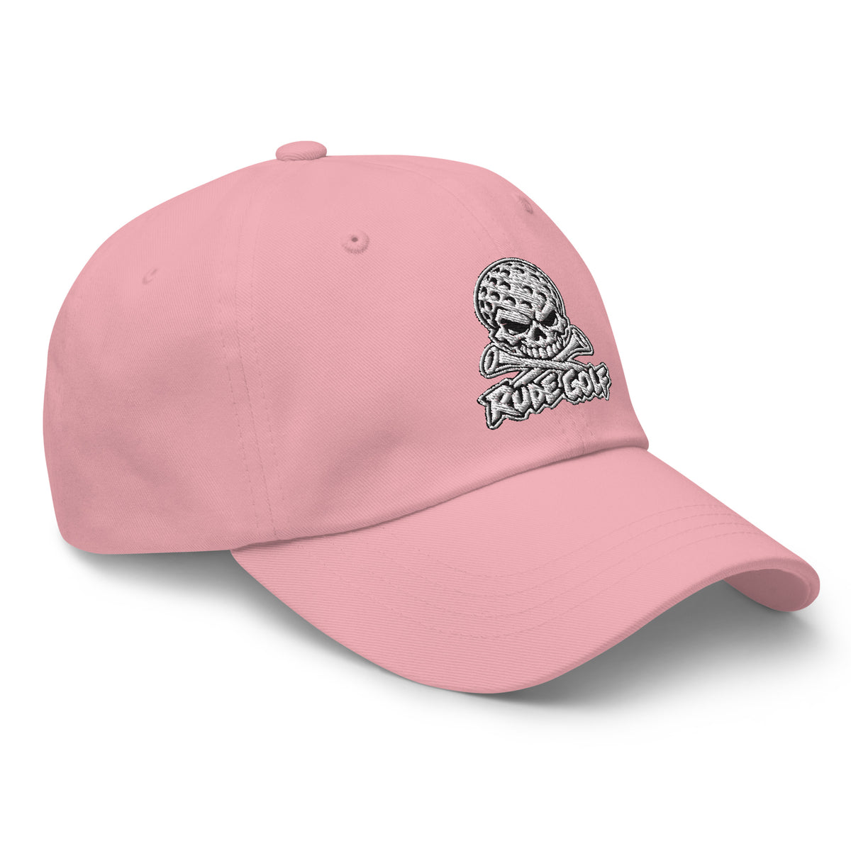 LEGEND — Embroidered Skull Golf Hat — right front view