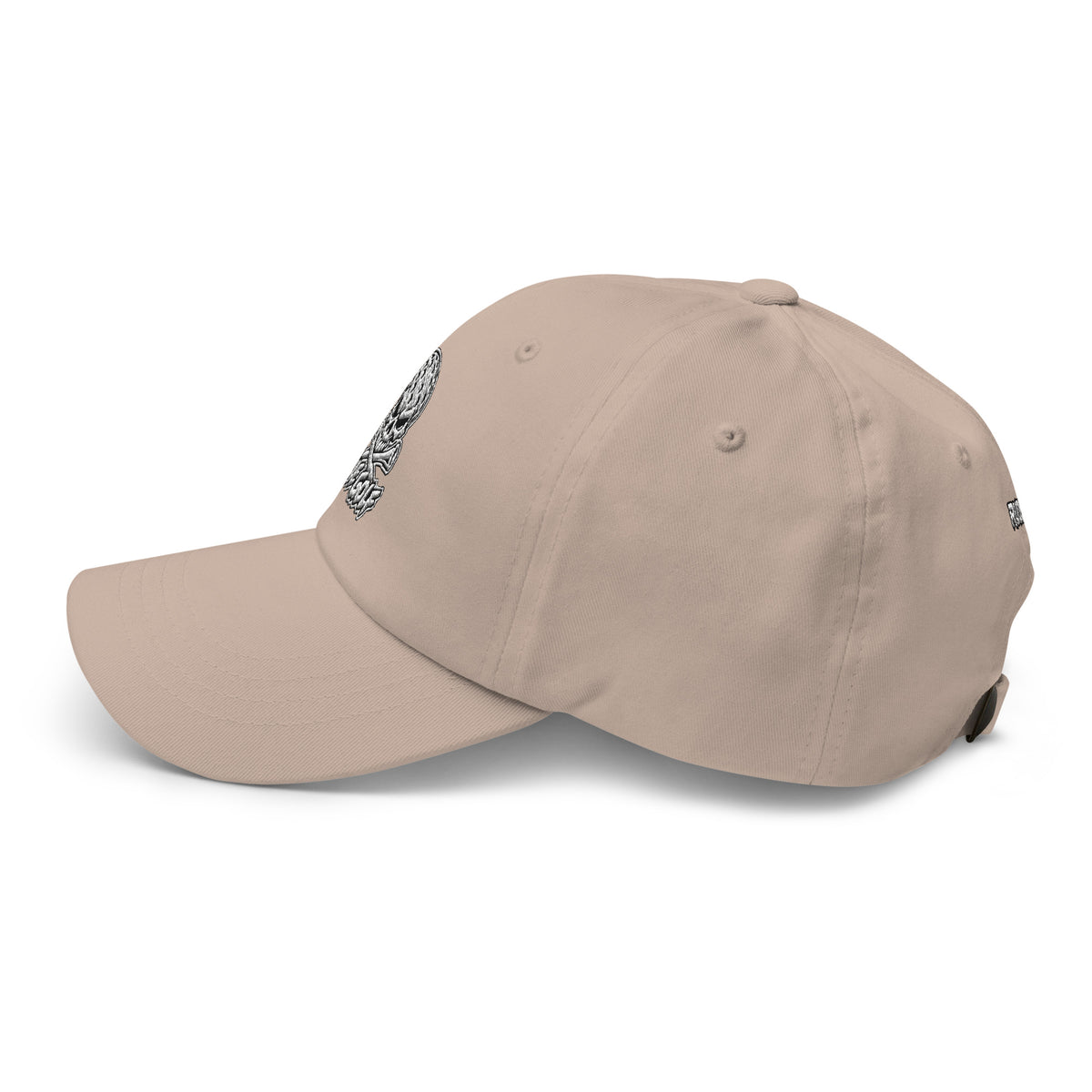 LEGEND — Embroidered Skull Golf Hat — left side view