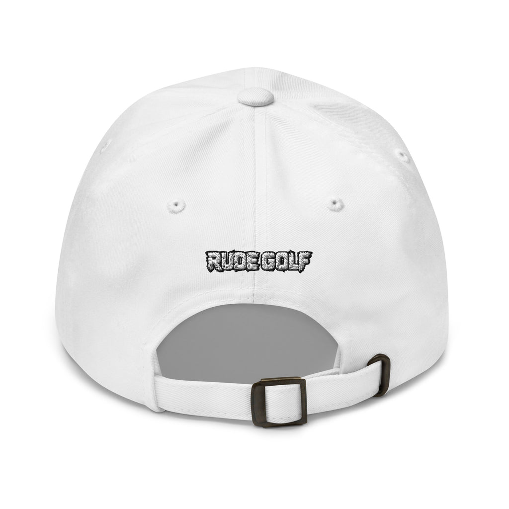 LEGEND — Embroidered Skull Golf Hat — back view
