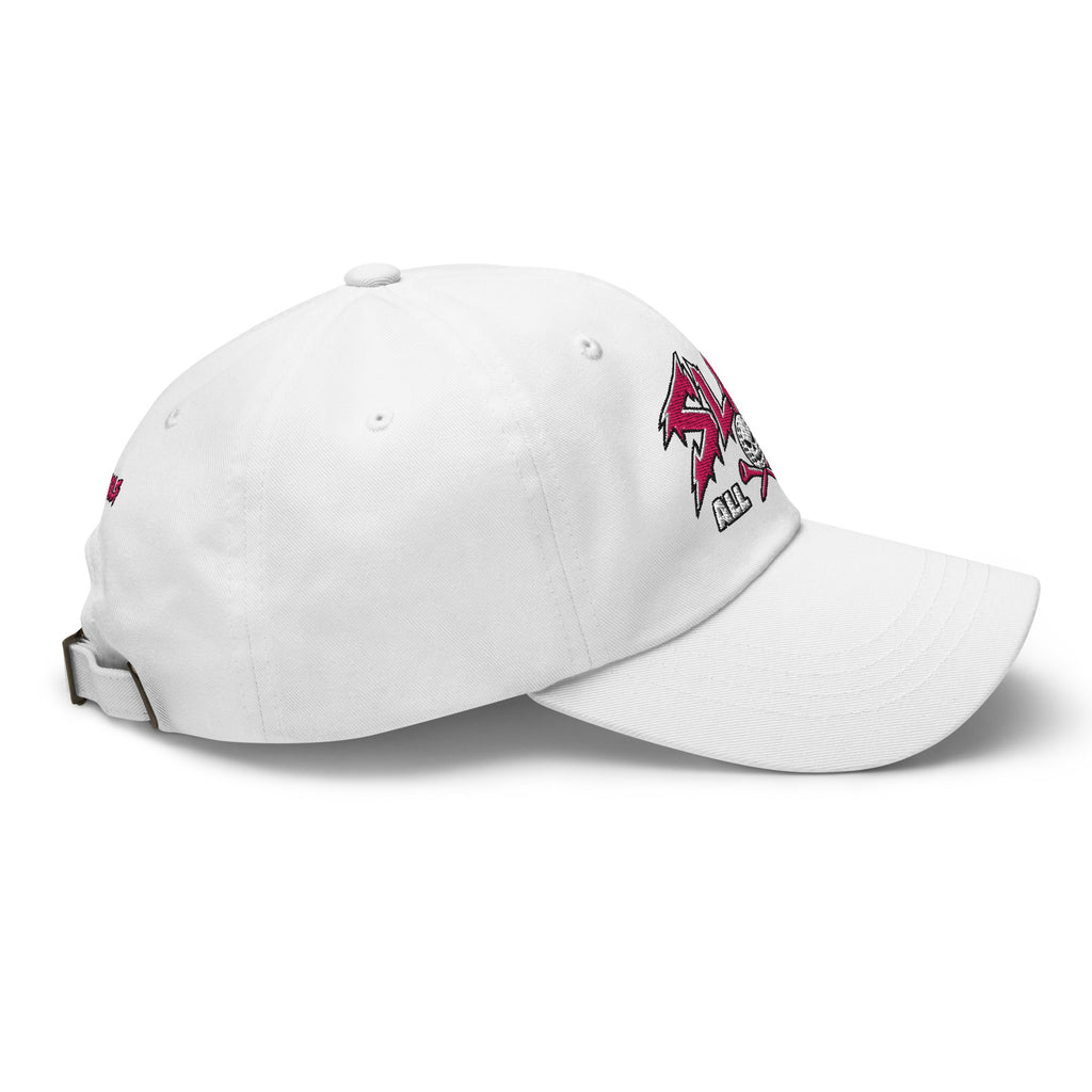 SLAY ALL DAY golf hat — right side view