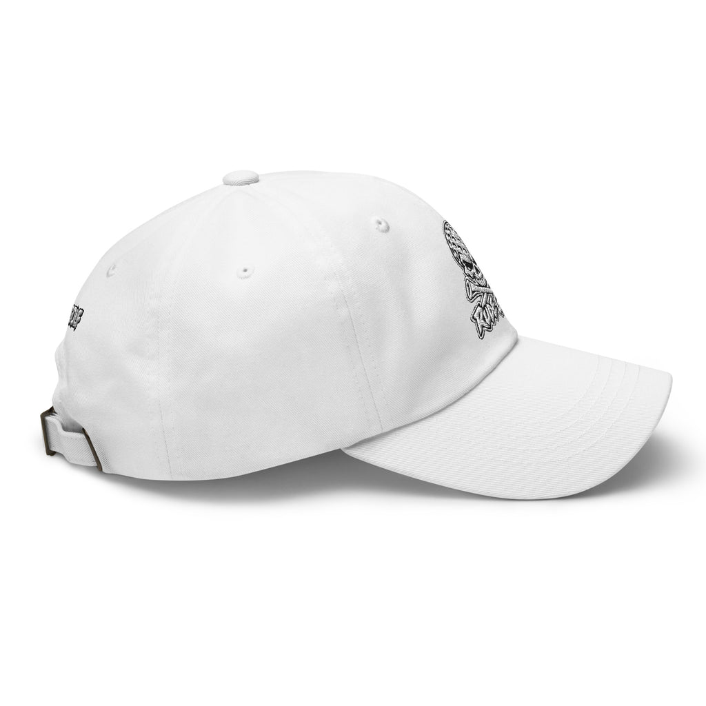 LEGEND — Embroidered Skull Golf Hat — right side view