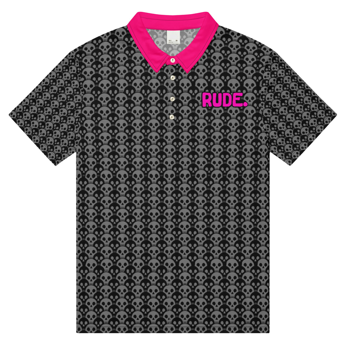HALF DEAD golf polo — front view