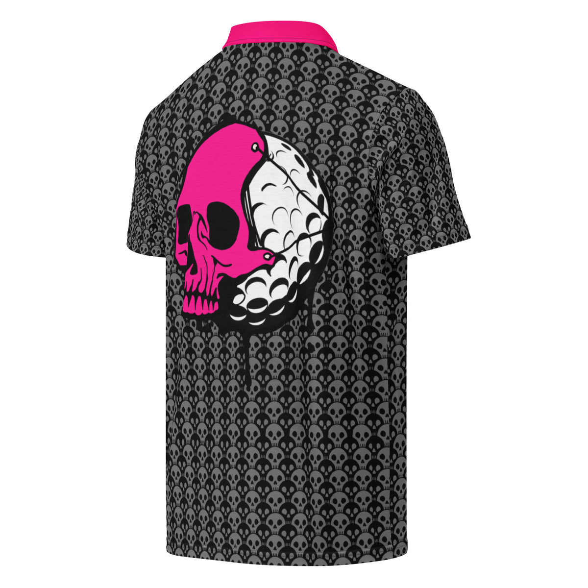 HALF DEAD golf polo — right back view