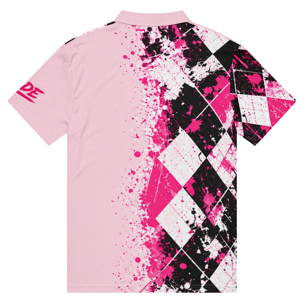 PRETTY DEADLY women’s golf polo — back view