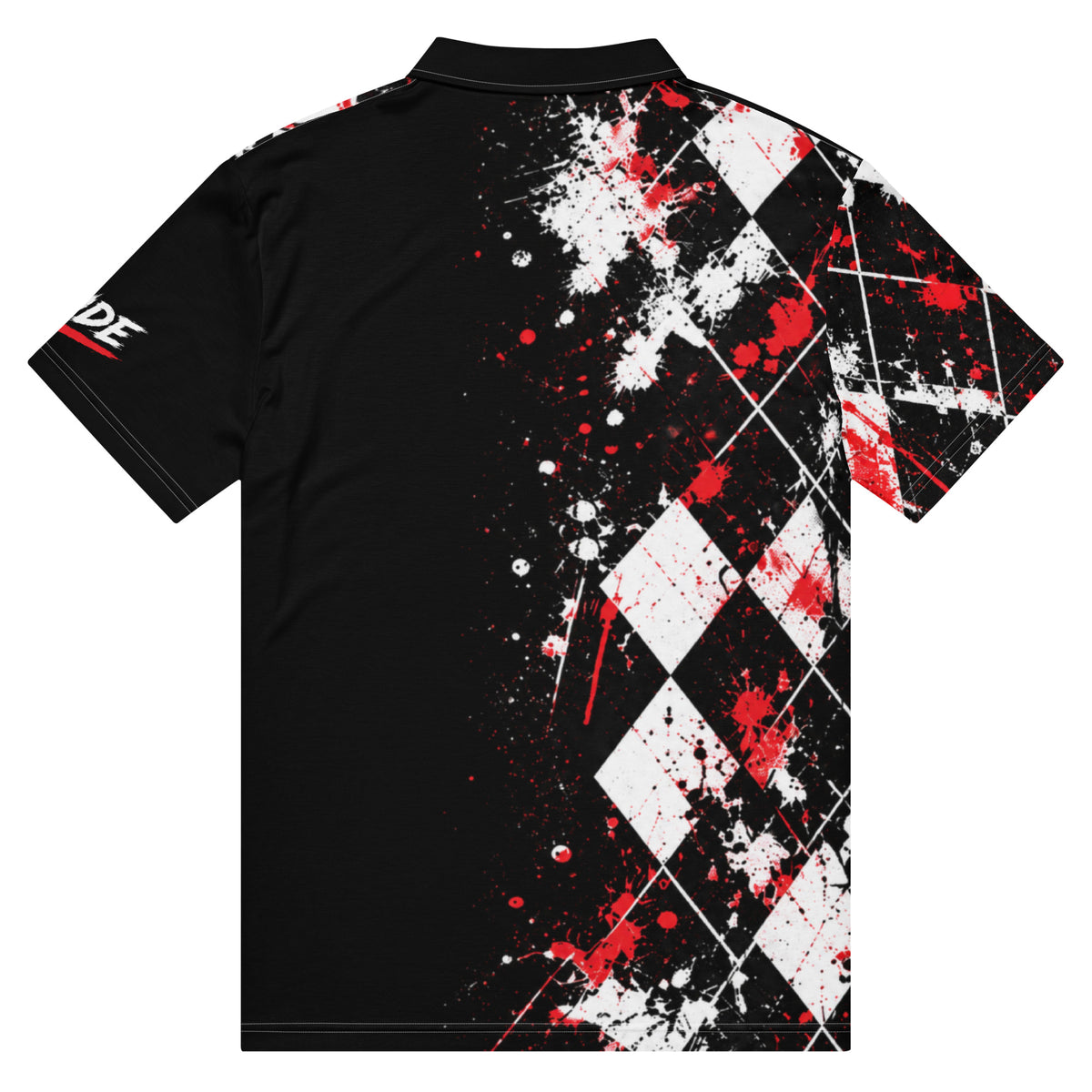 BLOOD ON THE FAIRWAY — Vampire Golf Polo — back view