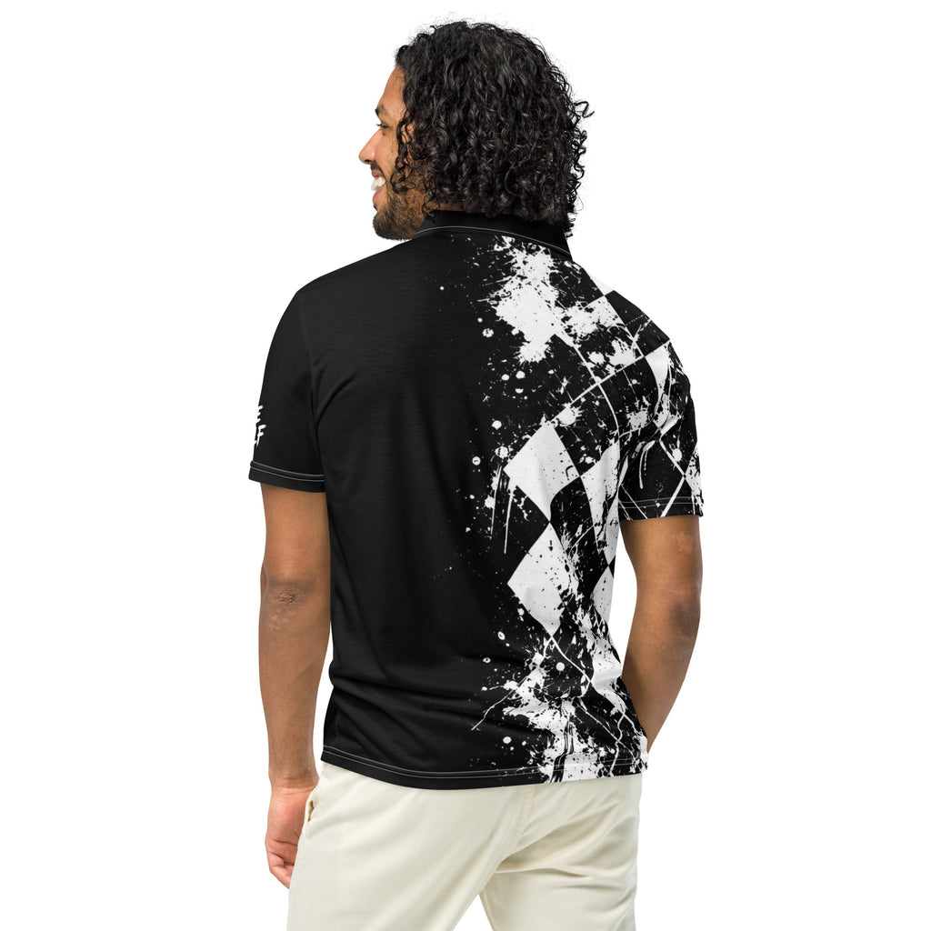 DEAD SERIOUS — Grim Reaper Golf Polo — back view