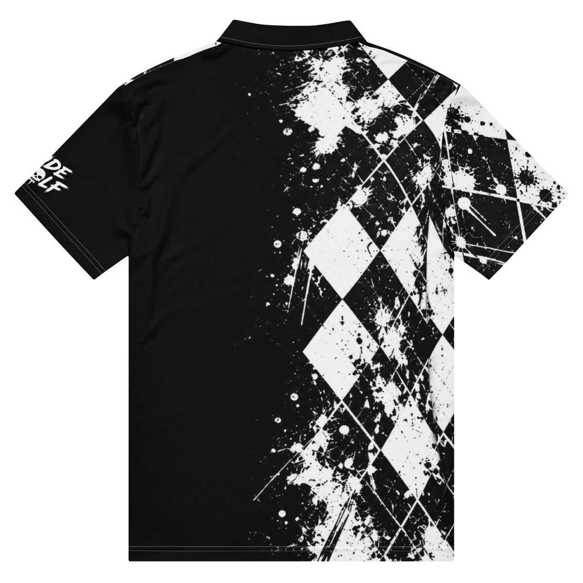 DEAD SERIOUS — Grim Reaper Golf Polo — back view