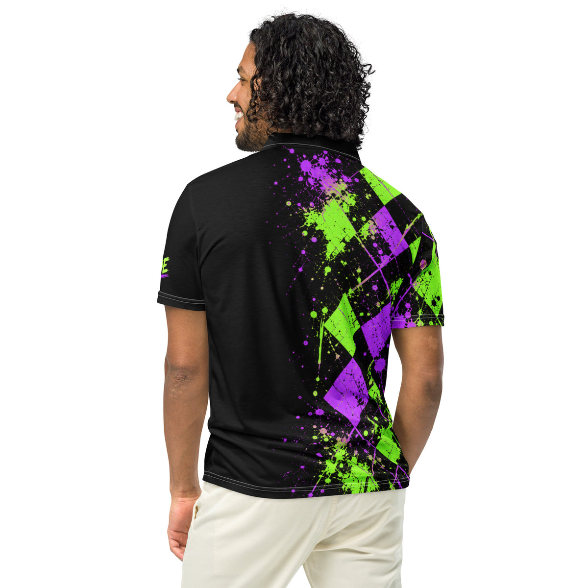 GREEN FEES — Zombie Golf Polo — back view