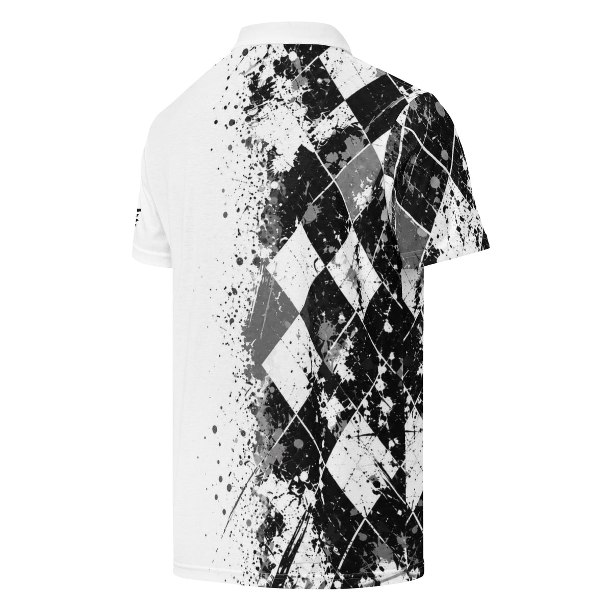 NIGHT CREATURE golf polo — right back view