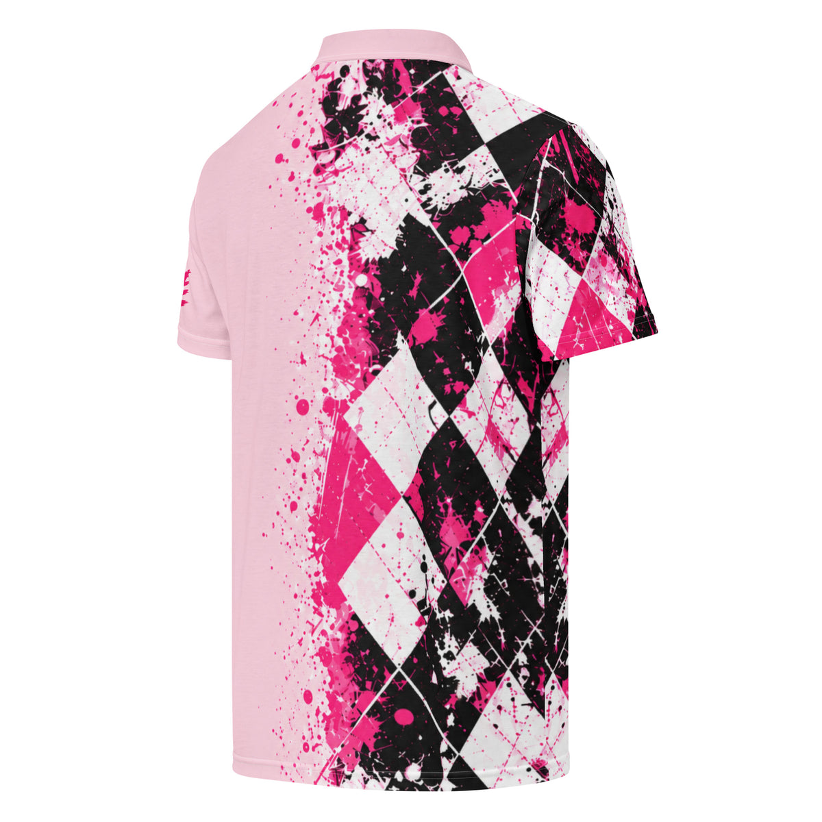 PRETTY DEADLY women’s golf polo — right back view