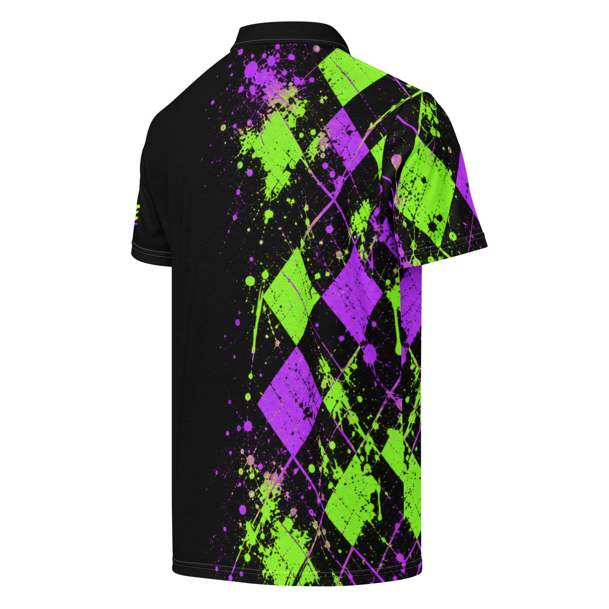 GREEN FEES — Zombie Golf Polo — right back view