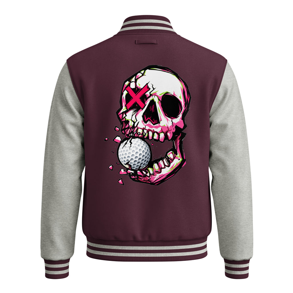 BITE THE DUST – Heavyweight Letterman Jacket — back view