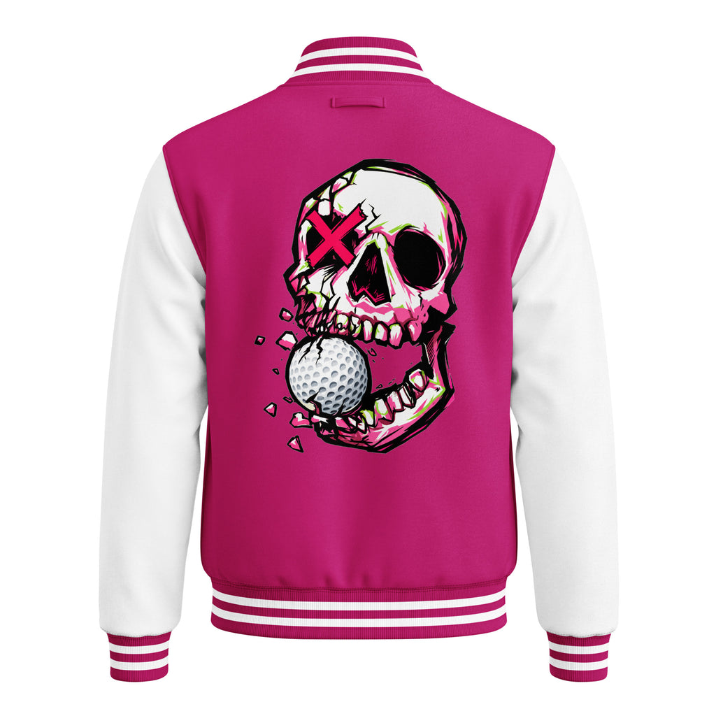 BITE THE DUST – Heavyweight Letterman Jacket — back view