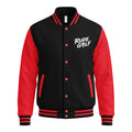 BITE THE DUST – Heavyweight Letterman Jacket — front view