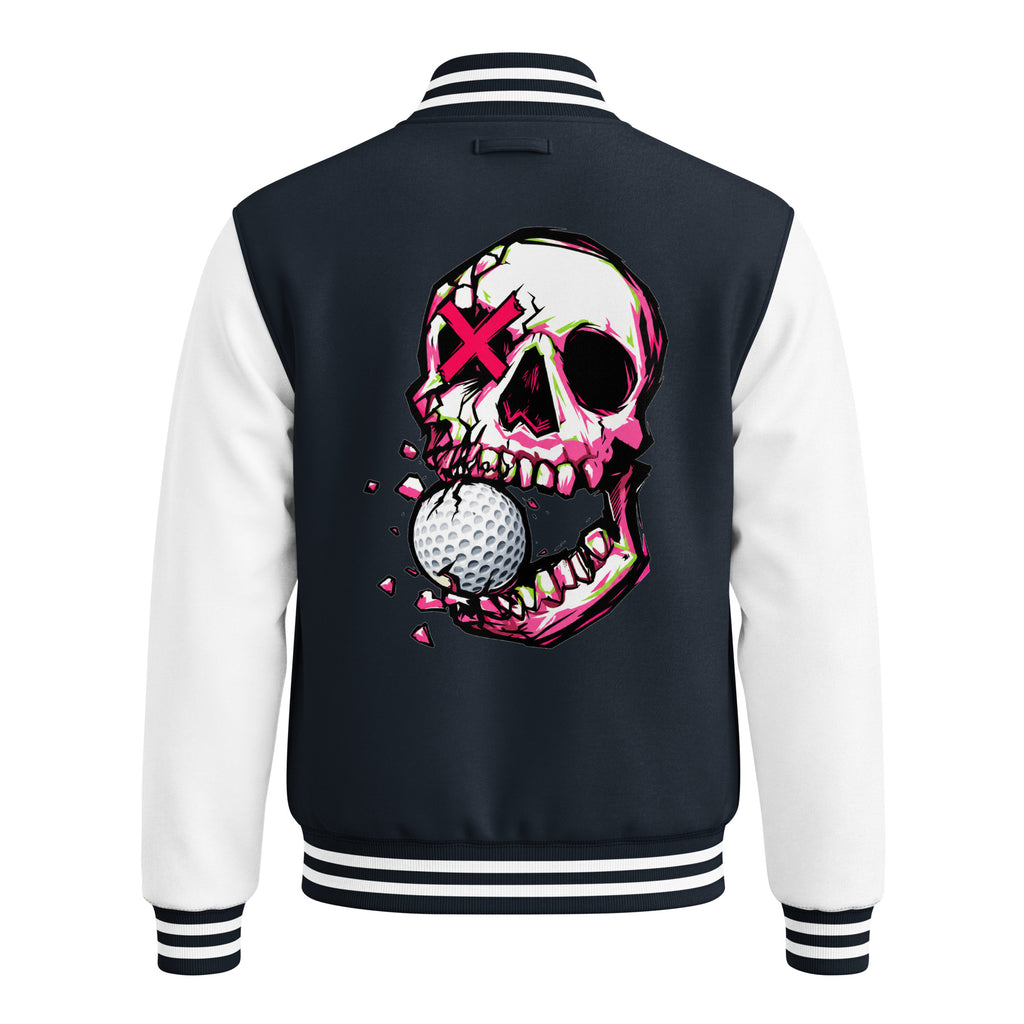 BITE THE DUST – Heavyweight Letterman Jacket — back view