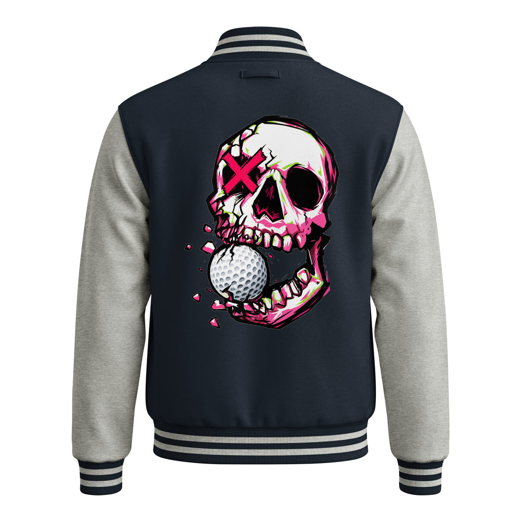 BITE THE DUST – Heavyweight Letterman Jacket — back view
