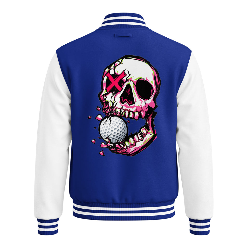 BITE THE DUST – Heavyweight Letterman Jacket — back view