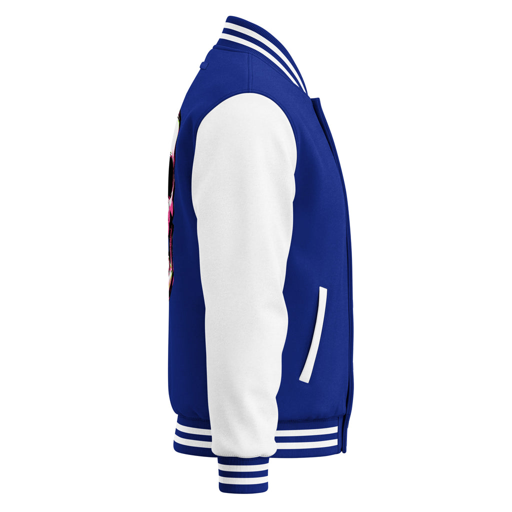 BITE THE DUST – Heavyweight Letterman Jacket — right side view