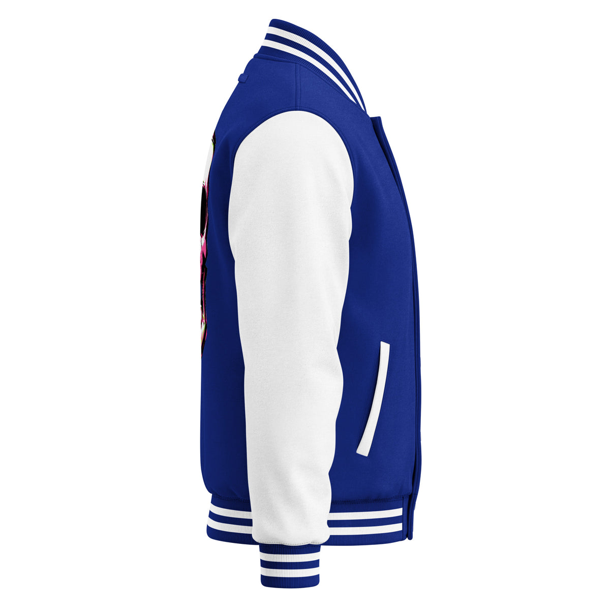 BITE THE DUST – Heavyweight Letterman Jacket — right side view
