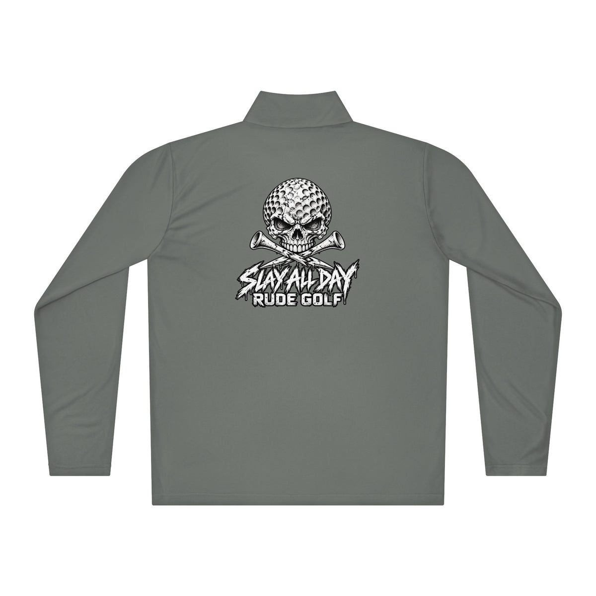 RUDE GOLF — Lightweight Performance Quarter-Zip — back view