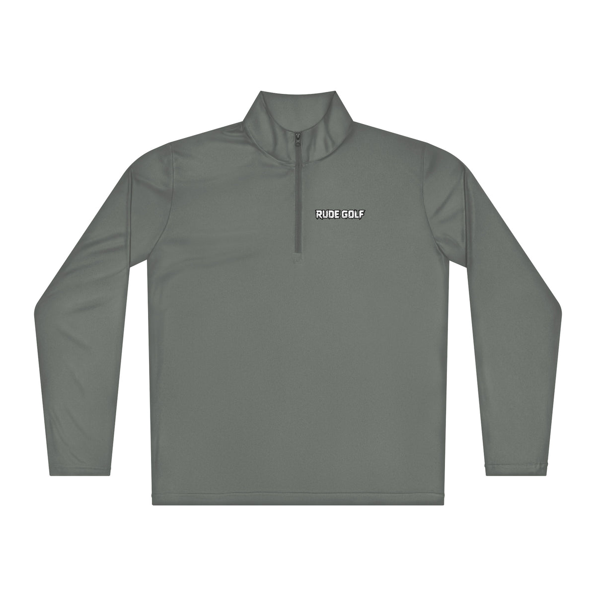 RUDE GOLF — Lightweight Performance Quarter-Zip — front view
